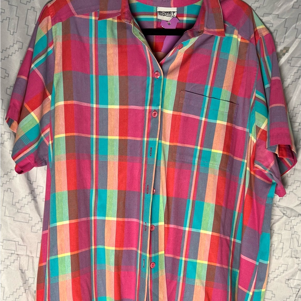 Koret Multicolor Plaid Men's Shirt